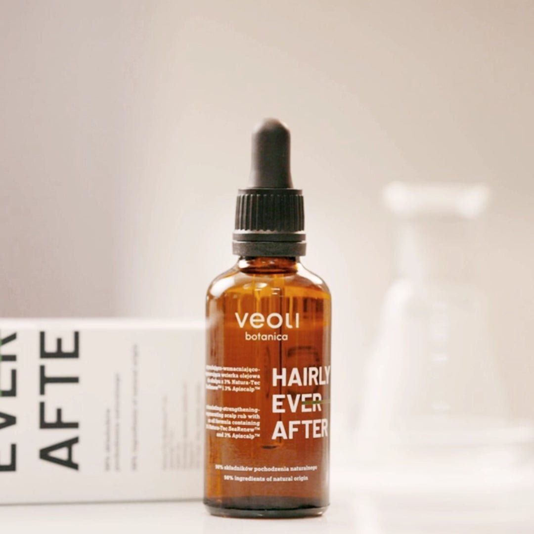 Veoli Botanica HAIRLY EVER AFTER Stimulating - strengthening - regenerating scalp rub with an oil formula with 3% Natura - Tec Searenew™ & 3% Apiscapl™ 50ml - Veoli Botanica - Vesa Beauty