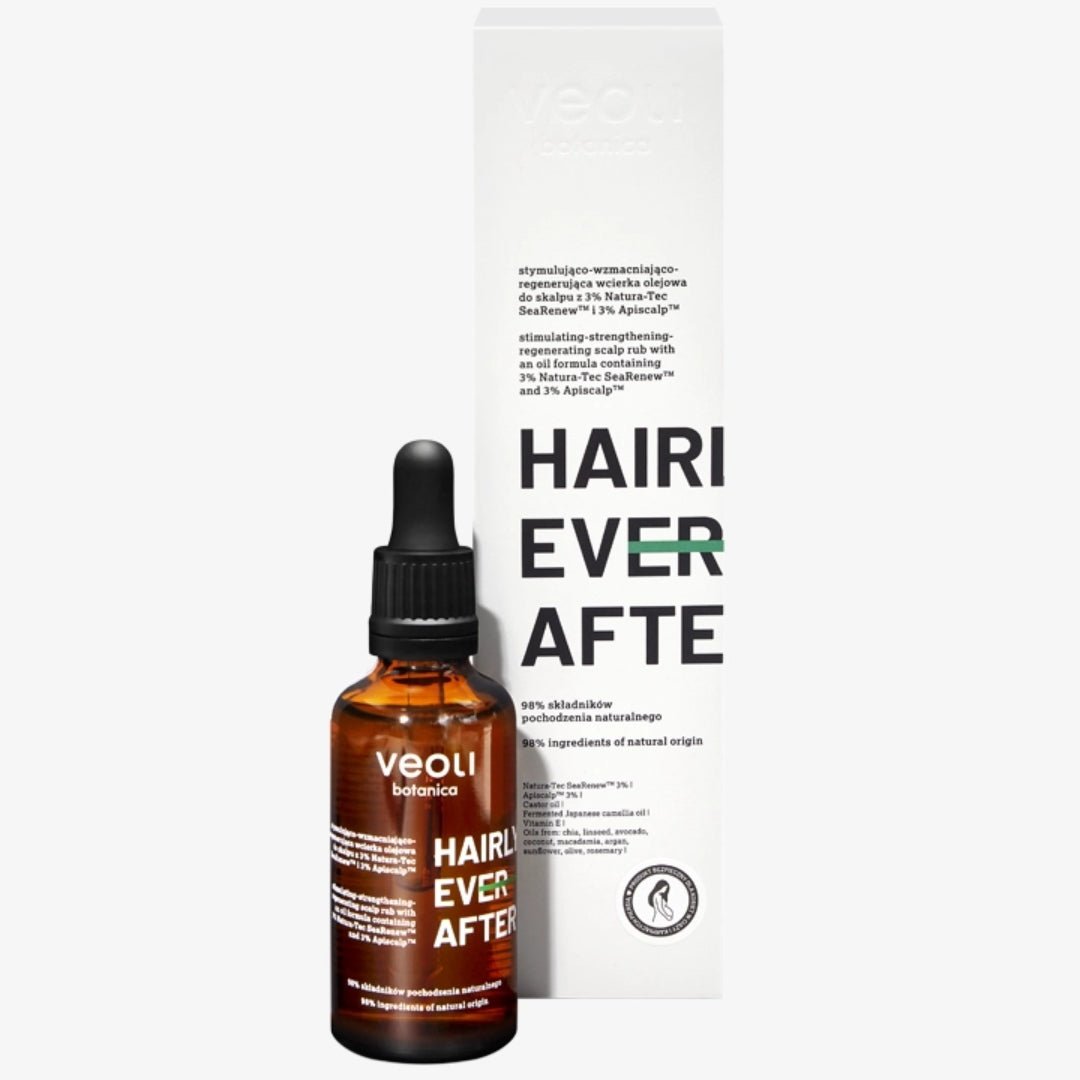 Veoli Botanica HAIRLY EVER AFTER Stimulating - strengthening - regenerating scalp rub with an oil formula with 3% Natura - Tec Searenew™ & 3% Apiscapl™ 50ml - Veoli Botanica - Vesa Beauty