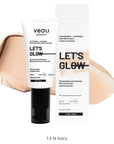 Natural Cosmetics LET'S GLOW SPF20 Illuminating and hydrating BB cream for dry and normal skin 30ml