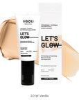 Natural Cosmetics LET'S GLOW SPF20 Illuminating and hydrating BB cream for dry and normal skin 30ml