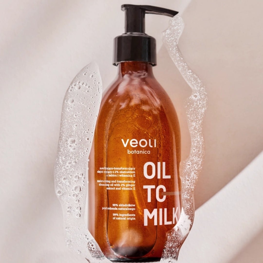 Veoli Botanica OIL TO MILK Moisturising & Transforming Cleansing Oil with 2% ginger extract & vitamin E 290ml - Veoli Botanica - Vesa Beauty