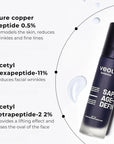 Veoli Botanica SAPPHIRE AGE - DEFINER Lifting & Remodelling anti - aging Mask with pure copper peptide 0.5%, anti - gravity peptide 2% & biomimetic peptide 1% 50ml - Veoli Botanica - Vesa Beauty