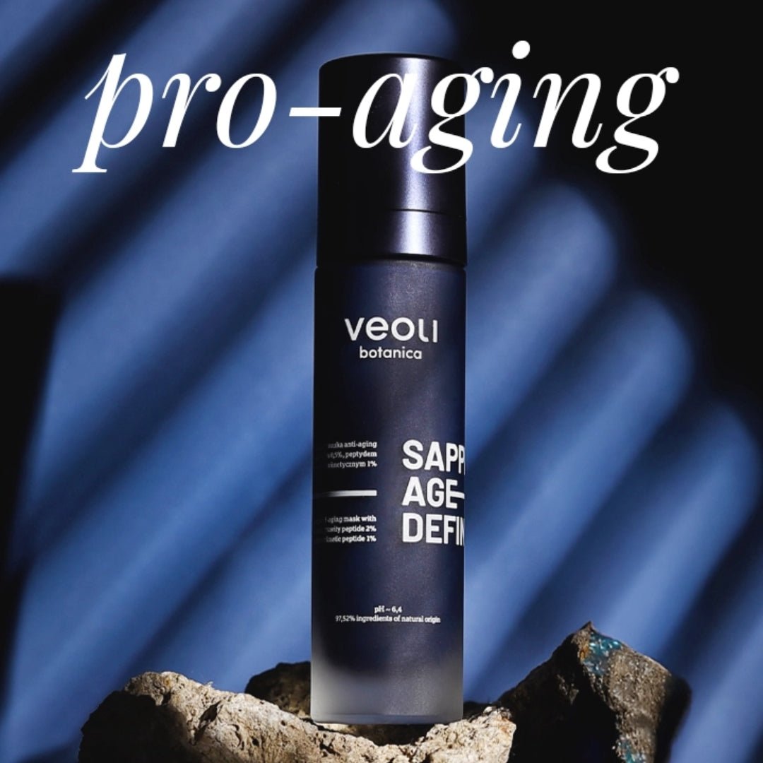 Veoli Botanica SAPPHIRE AGE - DEFINER Lifting & Remodelling anti - aging Mask with pure copper peptide 0.5%, anti - gravity peptide 2% & biomimetic peptide 1% 50ml - Veoli Botanica - Vesa Beauty