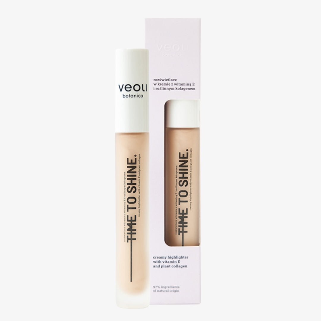 Veoli Botanica TIME TO SHINE Creamy Highlighter with vitamin E & plant collagen 10ml - Veoli Botanica - Vesa Beauty