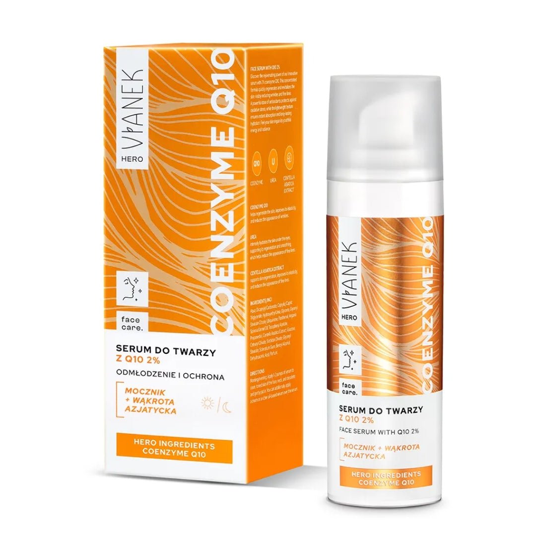 Vianek HERO face care. Face Serum with Q10 2% 30ml - Vianek - Vesa Beauty