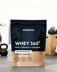 Whey 360° WPC +Albumin +Collagen - Vanilla - Cream Ice Cream 500g - SUPERSONIC - Vesa Beauty