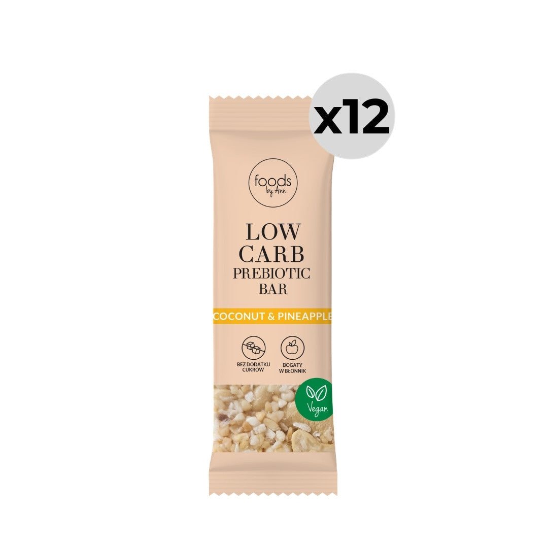 Baton Low Carb Prebiotic - Kokos &amp; Ananas 35g