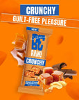 15x Crunchy Peanuts & Caramel Bar 40g - Be Raw - Vesa Beauty