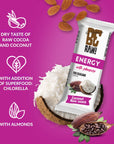 15x Energy Bar - Coconut 40g - Be Raw - Vesa Beauty