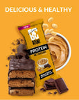 15x Protein 27% Bar - Peanut Butter dark chocolate cover 40g - Be Raw - Vesa Beauty