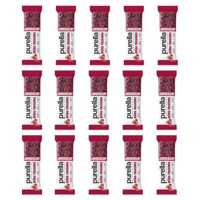 15x Purella SuperFoods Bar - Cherry - Strawberry Antioxidant 40g - Purella Superfoods - Vesa Beauty