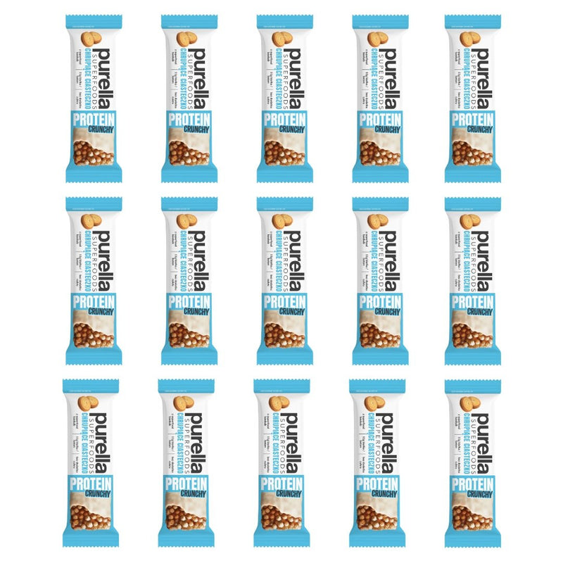 15x Purella SuperFoods Protein Bar - Crunchy Cookie 45g - Purella Superfoods - Vesa Beauty