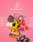 16x Kids Strawberry - Banana Bar 25g - Be Raw - Vesa Beauty