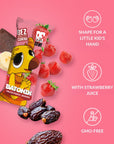 16x Kids Strawberry - Banana Bar 25g - Be Raw - Vesa Beauty