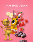 16x Kids Strawberry - Banana Bar 25g - Be Raw - Vesa Beauty