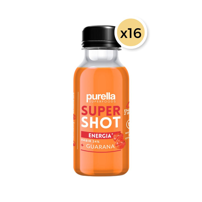 16x Purella Supershot ENERGY 100ml - Purella Superfoods - Vesa Beauty