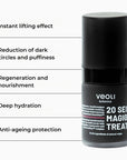 20 SECONDS MAGIC EYE TREATMENT lifting - repairing transformative undereye & eyelid serum with caffeine, peptides, hyaluronic acid & Beautifeye™ complex 15ml - Veoli Botanica - Vesa Beauty