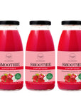 3x Foods by Ann Smoothie Strawberry & Currant & Dragonfruit 250ml - Foods by Ann - Vesa Beauty