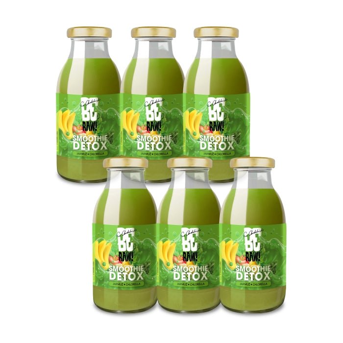 6x Be Raw Smoothie DETOX Kale Chlorella 250ml - Be Raw - Vesa Beauty