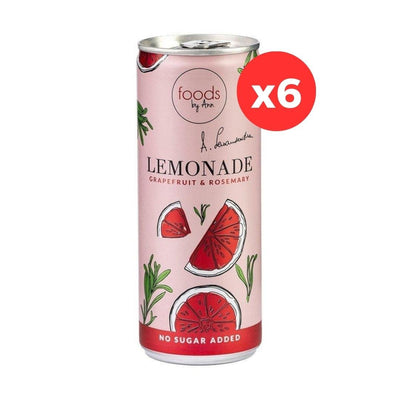 6x Foods by Ann Lemonade Grapefruit & Rosemary 250ml - Foods by Ann - Vesa Beauty