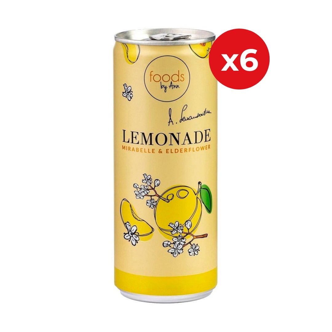 6x Foods by Ann Lemonade Mirabelle & Elderflower 250ml - Foods by Ann - Vesa Beauty