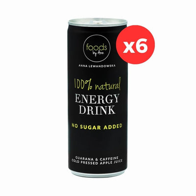 6x Foods by Ann Natural Energy Drink 250ml - Foods by Ann - Vesa Beauty