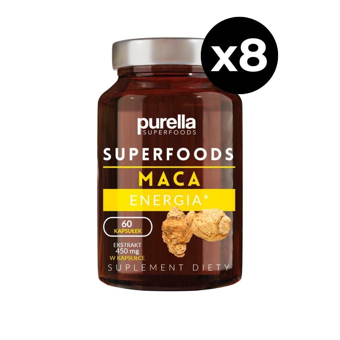 6x Purella Food Supplement Maca 60 capsules - Purella Superfoods - Vesa Beauty