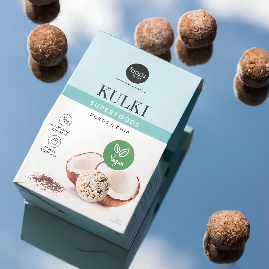 BBE 10/2026 Superfood Balls Coco &amp; Chia 50g