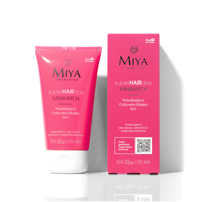 Natural Cosmetics MIYA Cosmetics superHAIRday Moisturizing Conditioner-Mask 3in1 150ml