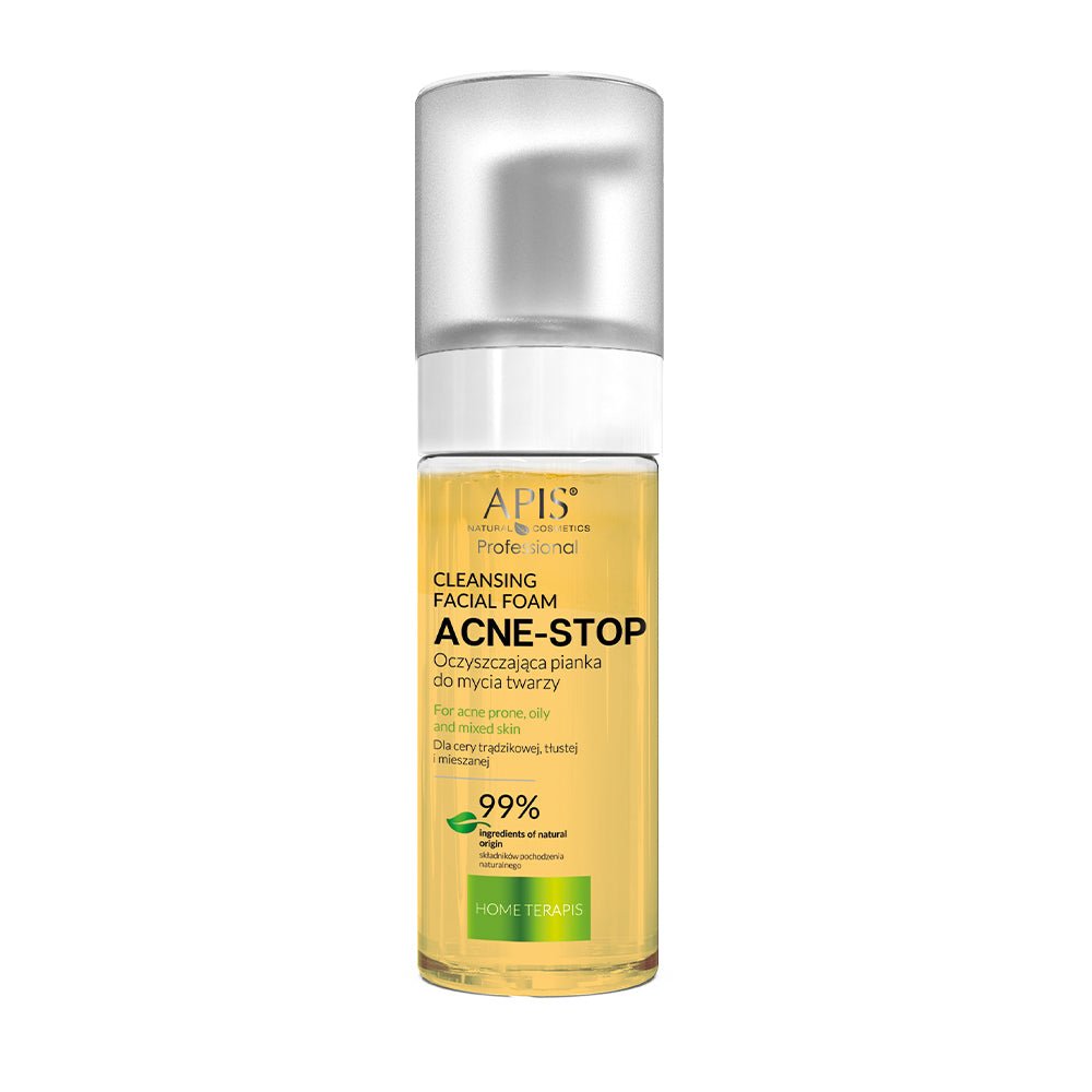 ACNE - STOP Home Terapis - Cleansing Facial Foam 150ml - APIS - Vesa Beauty
