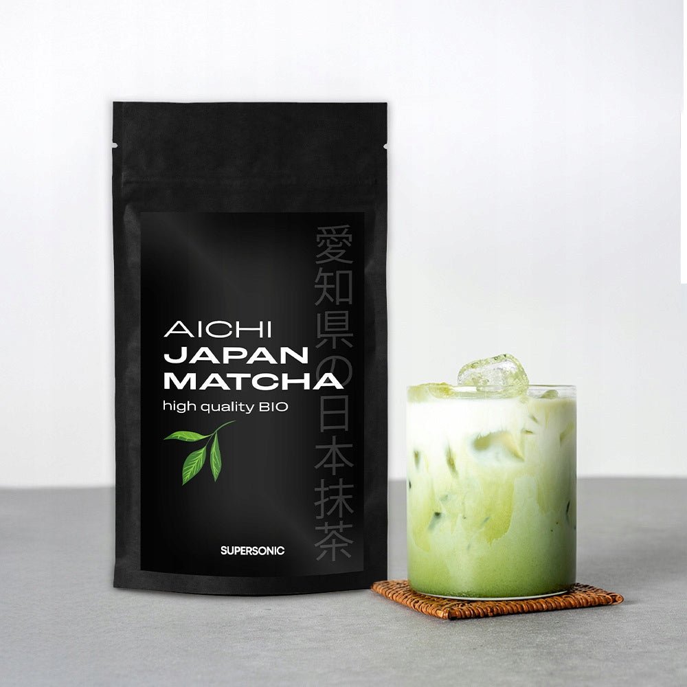 Aichi Japanese BIO Matcha Tea Premium 100g - SUPERSONIC - Vesa Beauty