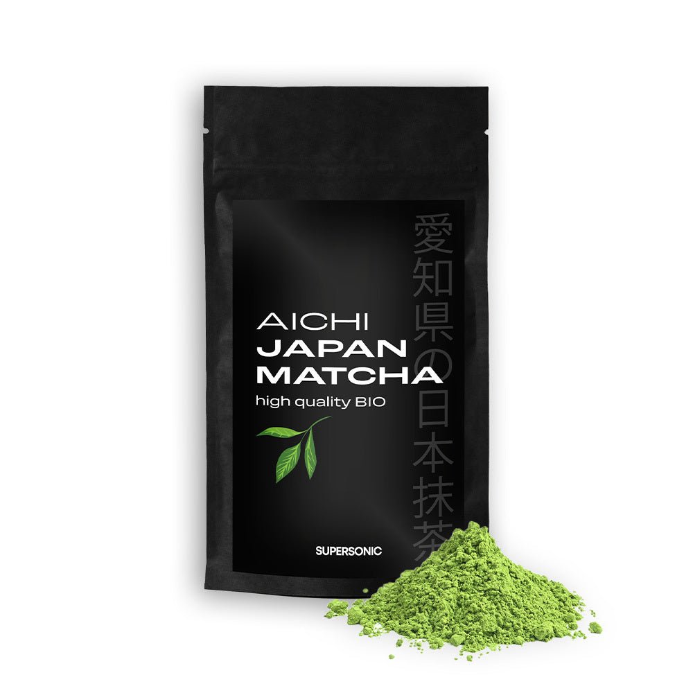 Aichi Japanese BIO Matcha Tea Premium 100g - SUPERSONIC - Vesa Beauty