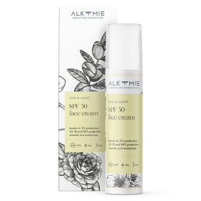Alkmie SUN D-LIGHT Protective face cream SPF50 50ml - Alkemie - Vesa Beauty