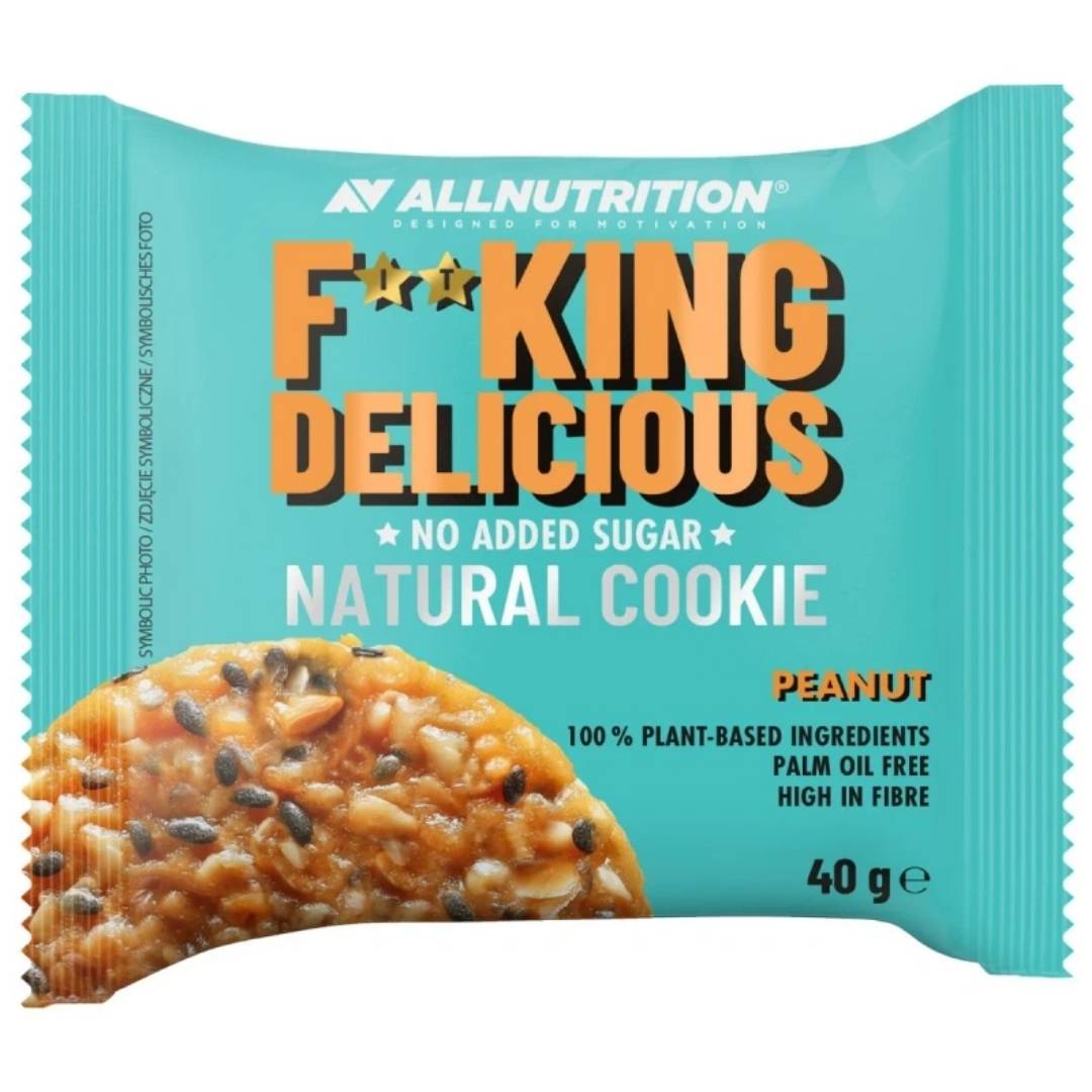 ALLNUTRITION FITKING DELICIOUS Natural Cookie - Peanut 40g - ALLNUTRITION - Vesa Beauty