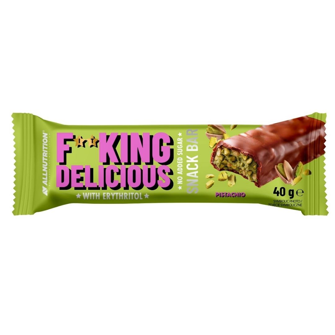 ALLNUTRITION FITKING DELICIOUS Snack Bar - Pistachio 40g