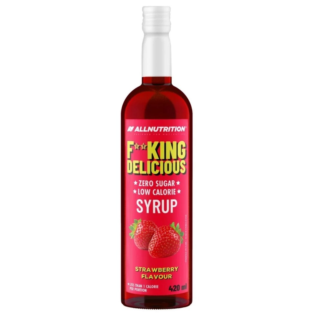 ALLNUTRITION FITKING DELICIOUS Syrup Zero - Strawberry 420ml - ALLNUTRITION - Vesa Beauty