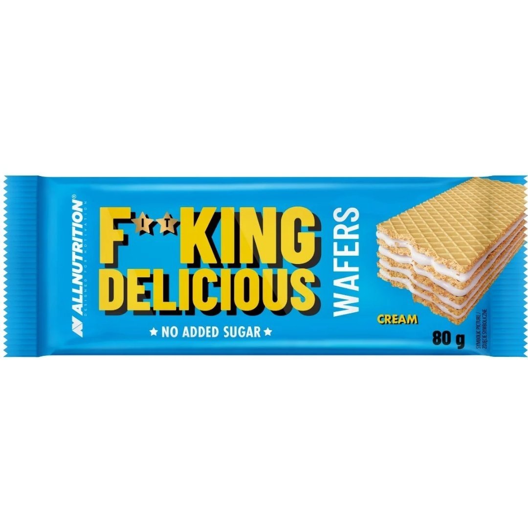ALLNUTRITION FITKING DELICIOUS Wafers - Cream 80g - ALLNUTRITION - Vesa Beauty