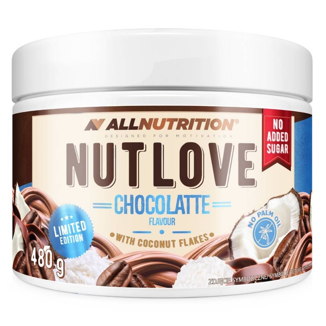 ALLNUTRITION NUTLOVE Chocolatte Flavour With Coconut Flakes 480g - ALLNUTRITION - Vesa Beauty