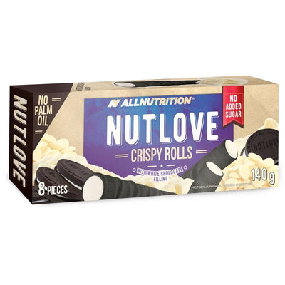 ALLNUTRITION NUTLOVE Crispy Rolls White Chocolate 140g - ALLNUTRITION - Vesa Beauty