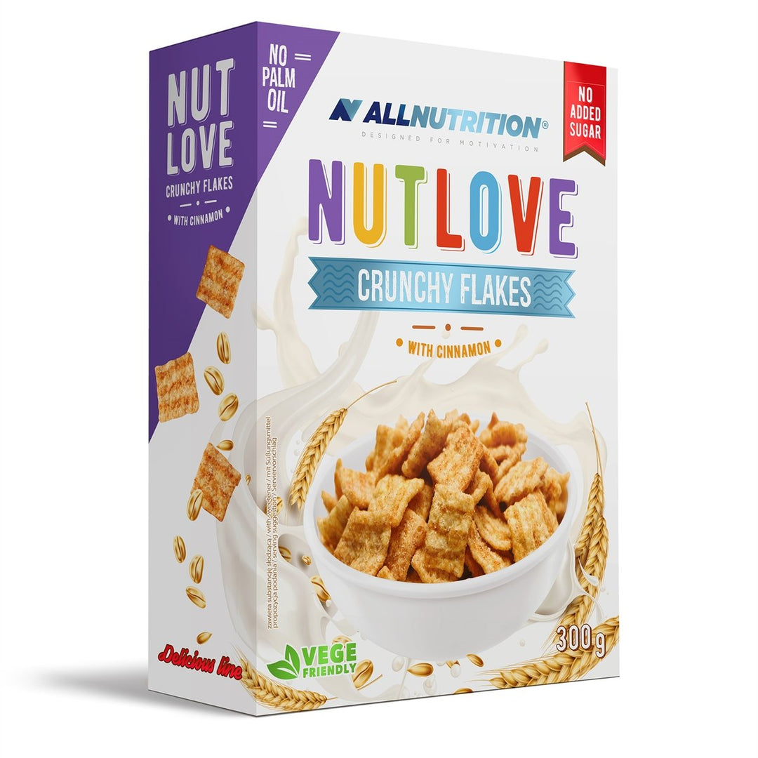 ALLNUTRITION NUTLOVE Crunchy Flakes with Cinnamon 300g - ALLNUTRITION - Vesa Beauty