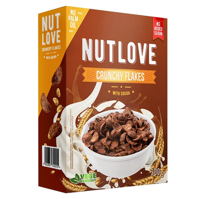 ALLNUTRITION NUTLOVE Crunchy Flakes with Cocoa 300g - ALLNUTRITION - Vesa Beauty