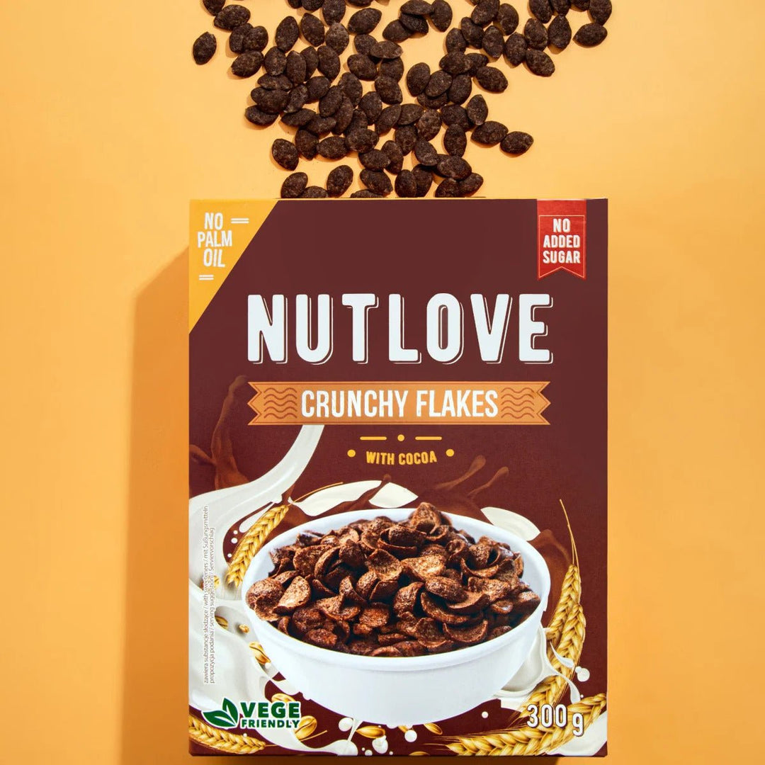 ALLNUTRITION NUTLOVE Crunchy Flakes with Cocoa 300g - ALLNUTRITION - Vesa Beauty