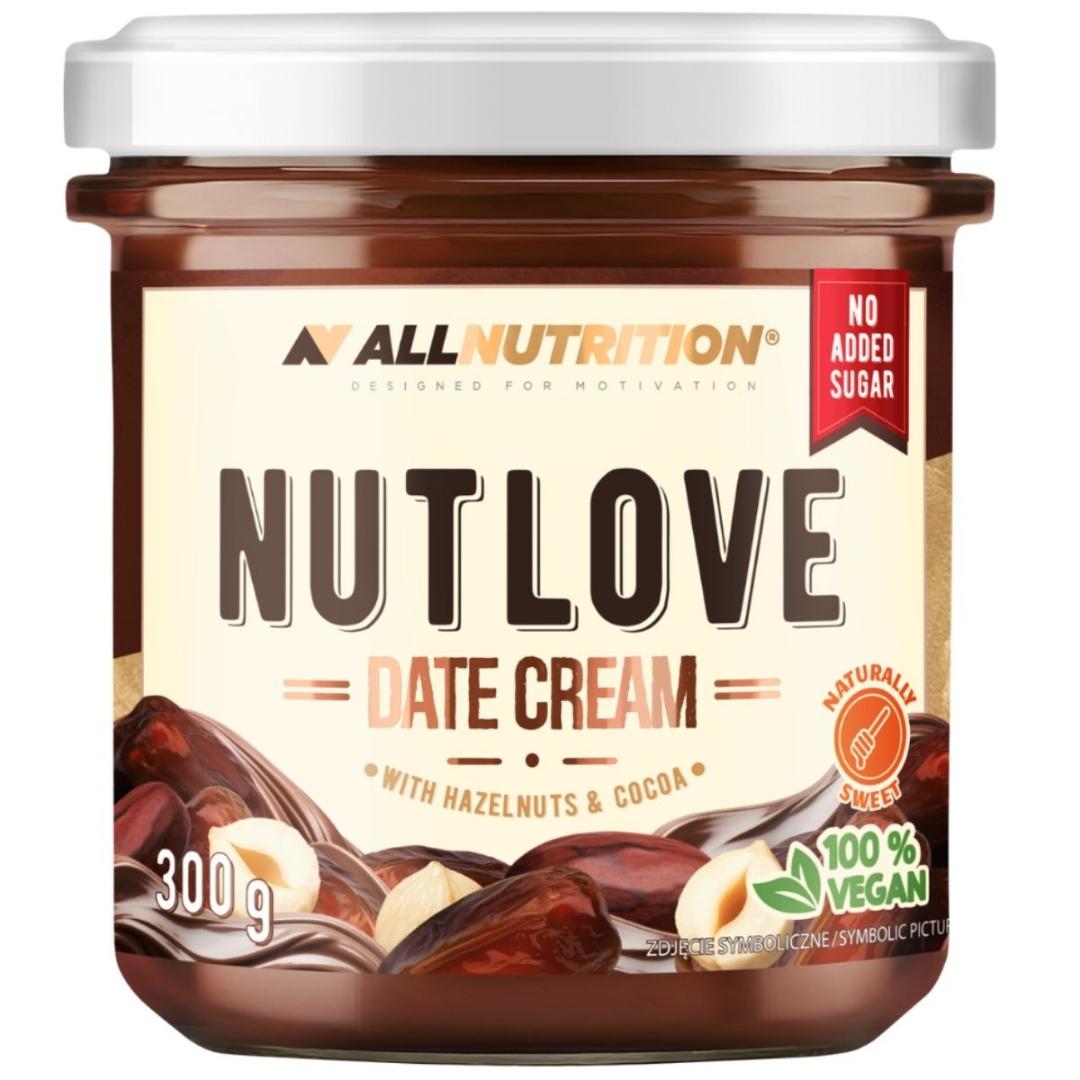 AllNutrition NUTLOVE Date Cream with Hazelnuts & Cocoa 300g - ALLNUTRITION - Vesa Beauty