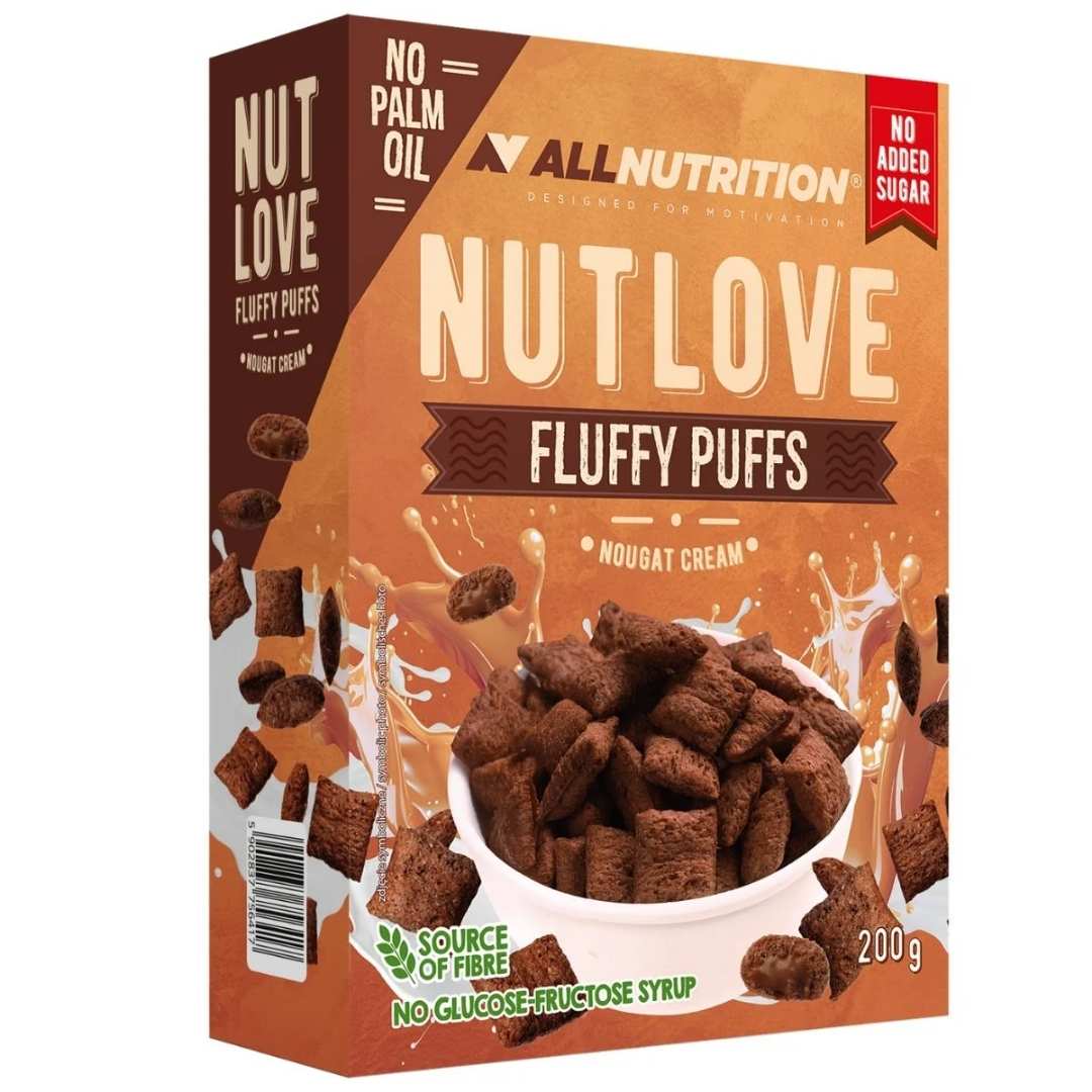 ALLNUTRITION NUTLOVE Fluffy Puffs - Nougat Cream 200g - ALLNUTRITION - Vesa Beauty