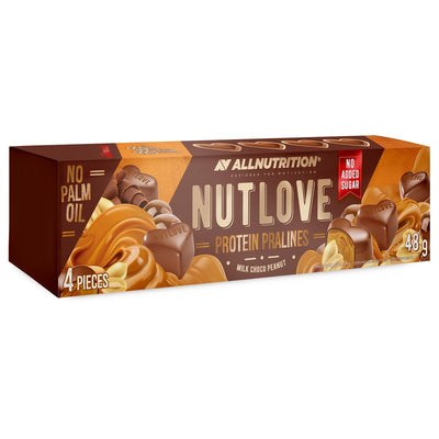 ALLNUTRITION NUTLOVE PROTEIN PRALINES Milk Choco Peanut 48g - ALLNUTRITION - Vesa Beauty