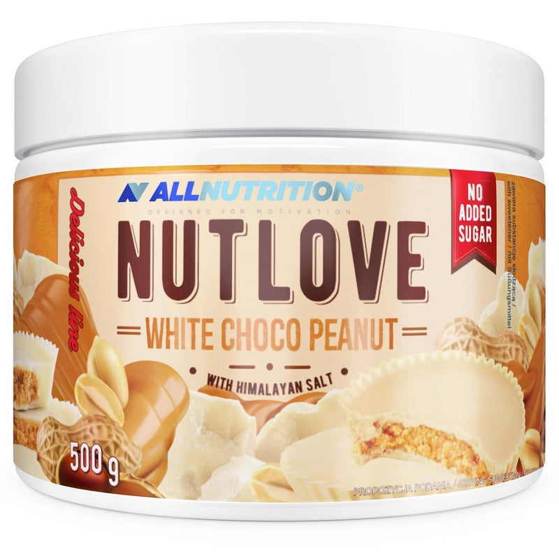 ALLNUTRITION NUTLOVE White Choco Peanut with Himalayan Salt 500g - ALLNUTRITION - Vesa Beauty