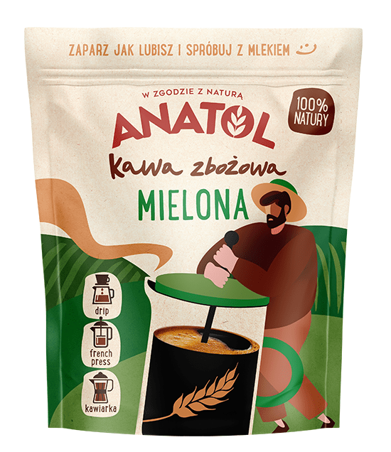 Anatol Ground cereal coffee 180g - Anatol - Vesa Beauty