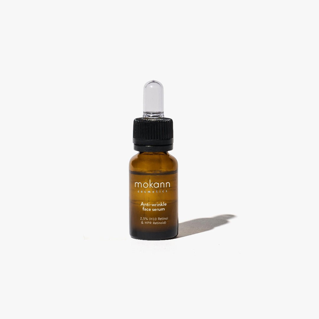 Anti - Wrinkle Face Serum 2.5% (Retinol H10 & Retinoate HPR) ROSE & BERRY 10ml - Mokann - Vesa Beauty