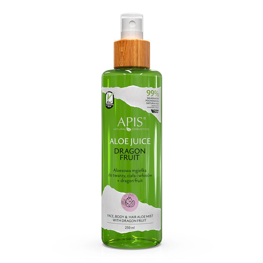 APIS Aloe Vera - Face, Body & Hair Aloe Mist with Dragon Fruit 250ml - APIS - Vesa Beauty