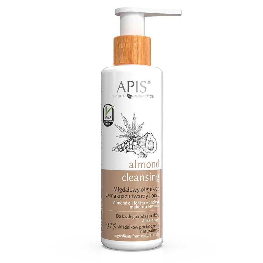 APIS Cleansing - Almond Oil for face and eyes makeup removal 150ml - APIS - Vesa Beauty